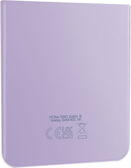 Оригинален долен капак за батерия Samsung Galaxy Z Flip 4 Лавандула