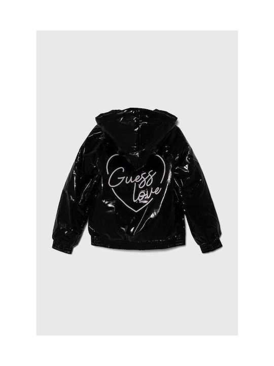 Guess Jachetă casual pentru copii Jet Black