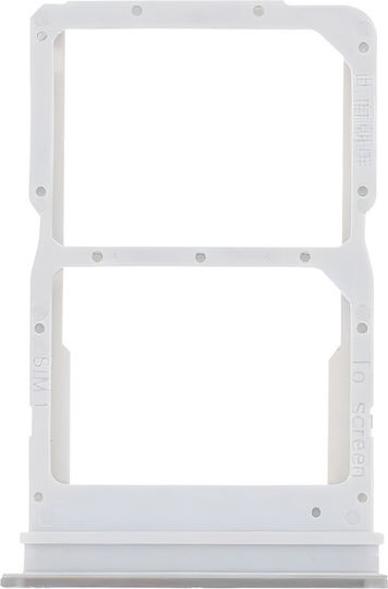 Clappio Sim Card Slot Honor 90 Lite Dual Nano Sim Titanium Silver Silver