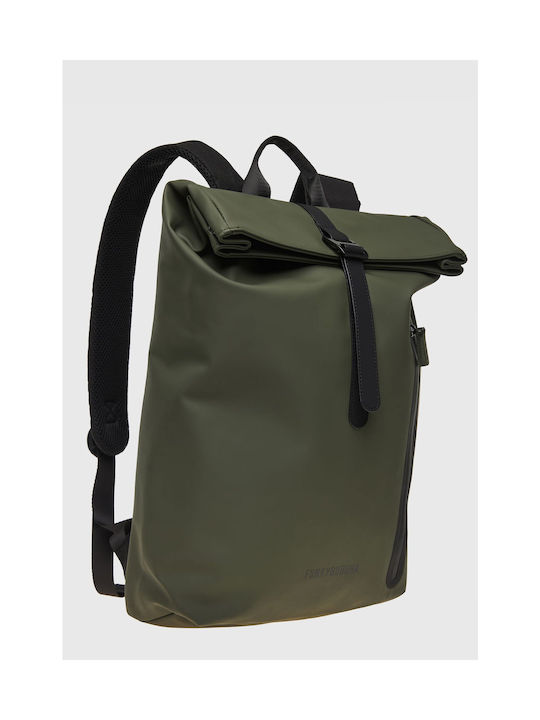 Funky Buddha Men's Fabric Backpack Khaki