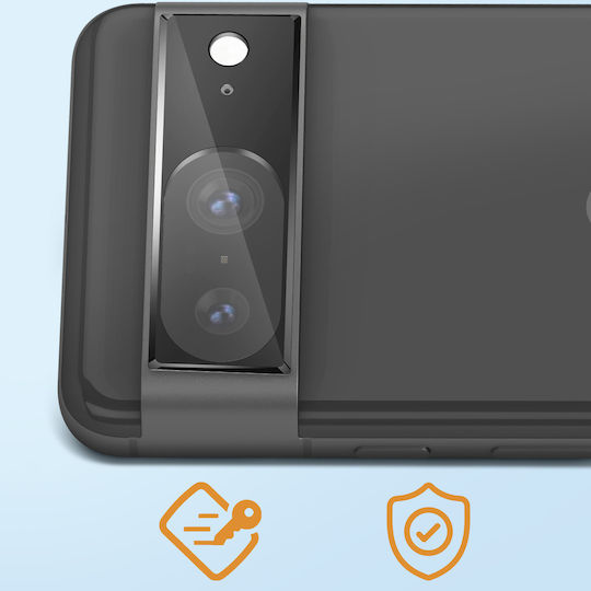 Camera Film Google Pixel 8 Tempered Glass Hardness 9h Black Border