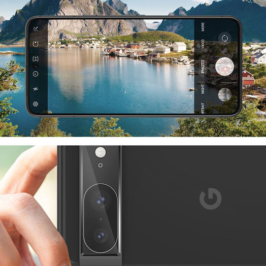 Camera Film Google Pixel 8 Tempered Glass Hardness 9h Black Border