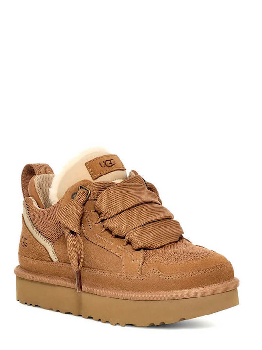 Lowmel Γυναικεία Flatforms Sneakers Καφέ