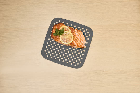 Maxwell & Williams Επιφάνεια Σιλικόνης Τετράγωνη 18.5cm Air Fryer Ανθρακί Bakermaker