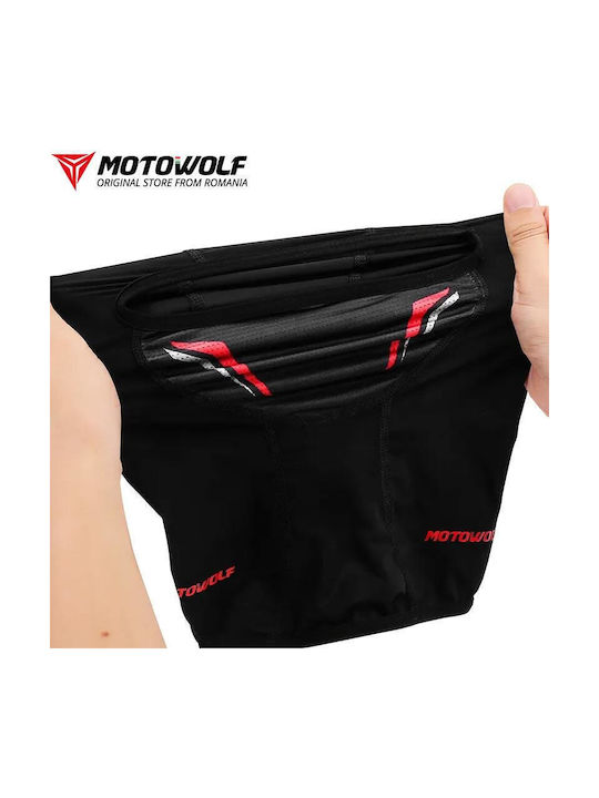 Motowolf Balaclava integrala pentru motociclist Negru / Roșu Culoare