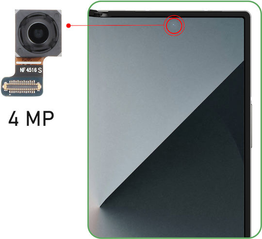 Samsung Frontkamera Galaxy Z Fold 6 4MP Unter-Display-Selfie-Sensor Schwarz