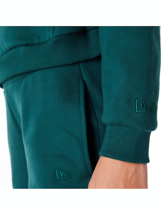 New York Yankees Cropped Women's Sweatshirt Hooded Dark Green