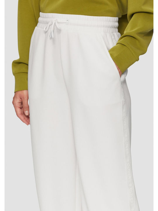 Women's Fabric Trousers Ecru