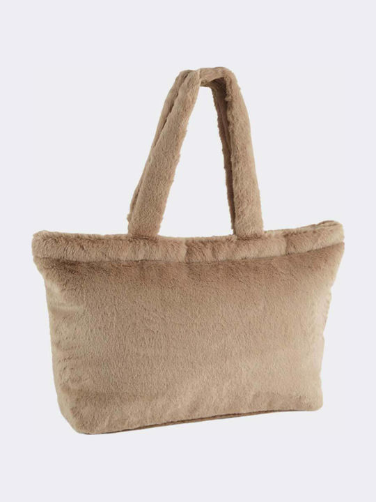 Core Women's Fur Shopper Bag Oak Branch