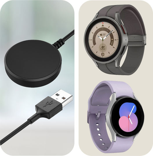 Încărcător Wireless Galaxy Watch 5 & 5 Pro Usb Negru