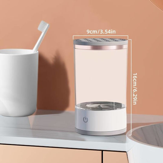 Transparent Makeup Brush Cleaning Container