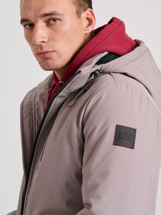 Χειμωνιάτικο Μπουφάν Softshell Αδιάβροχο και Αντιανεμικό Γκρι