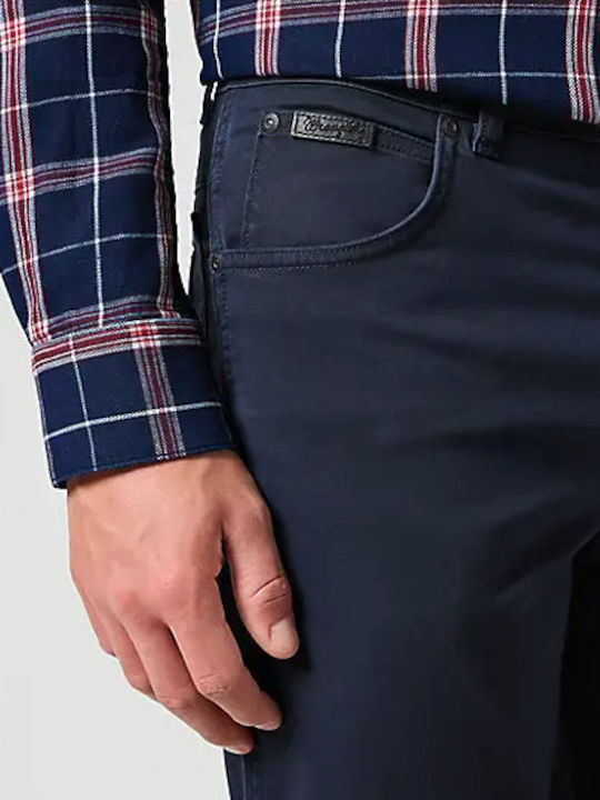 Texas Trousers Elastic in Regular Fit Dark Navy