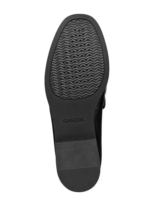 Δερμάτινα Γυναικεία Loafers σε Μαύρο Χρώμα