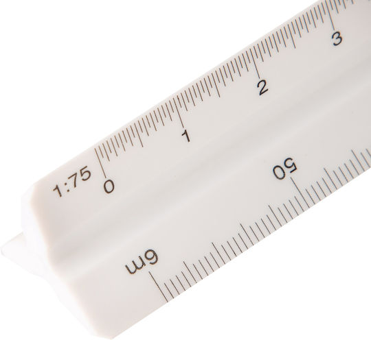 Ati Κλιμακόμετρο Πλαστικό 30cm Λευκό
