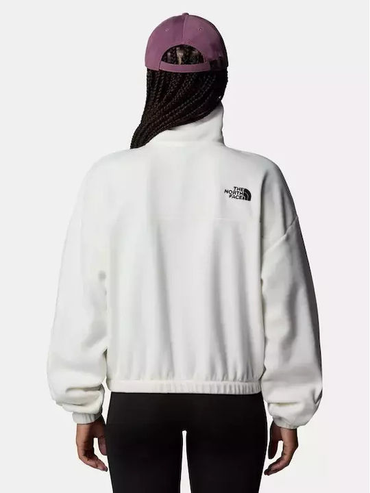 The North Face 100 Glacier Women's Fleece Sweatshirt White