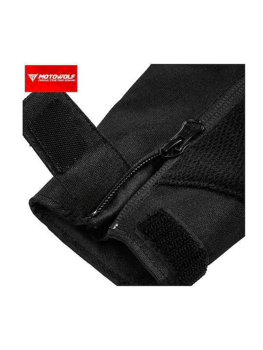 Motowolf Motowolf Damen Sommer Motorradjacke Wasserdicht Schwarz/Weiß