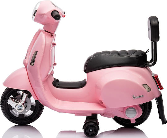 Παιδική Vespa Scooter & Backrest Ηλεκτροκίνητη 6 Volt Ροζ