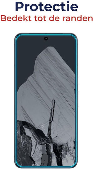 Rosso Αντιχαρακτικό Full Face Tempered Glass Μαύρο (Google Pixel 8 Pro)