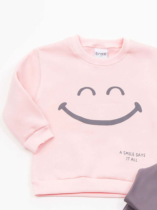 Trax Kids Sweatpants Set Pink