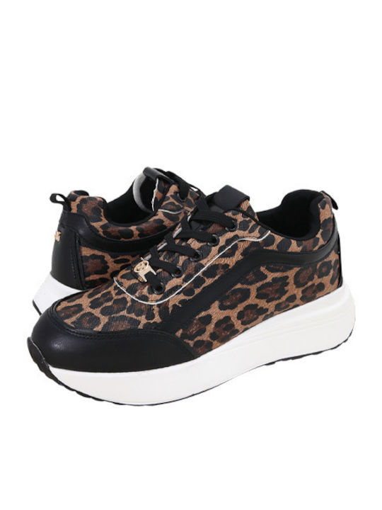 Gianna Kazakou Femei Sneakers Leopard