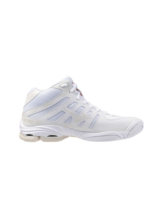 Wave Voltage 2 Mid Дамски Спортни обувки Волейбол White / Bronze / Grey