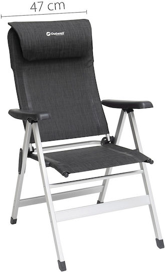 Outwell Καρέκλα Παραλίας Black / Grey 63x70x122εκ.