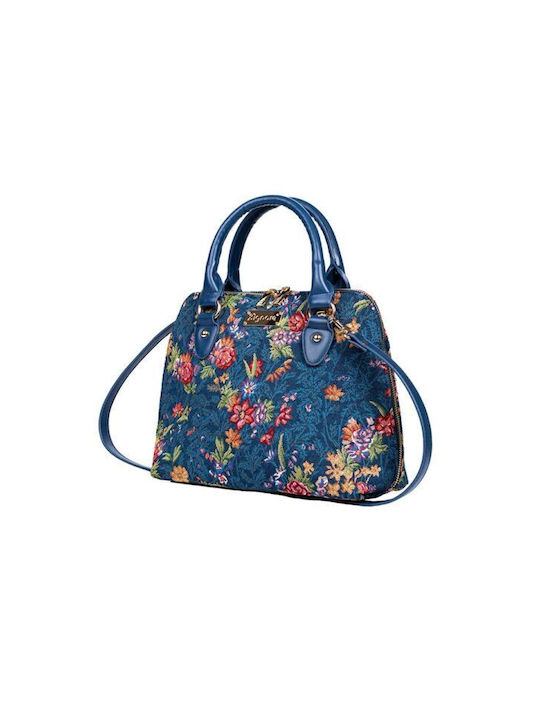 Signare Flower Meadow Blue Damen Tasche Schulter Blau