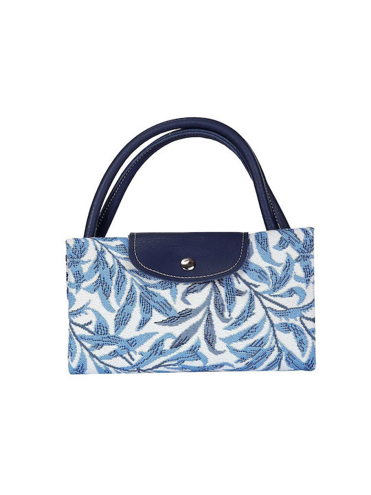 Signare Willow Bough Women's Bag Shopper Shoulder Blue