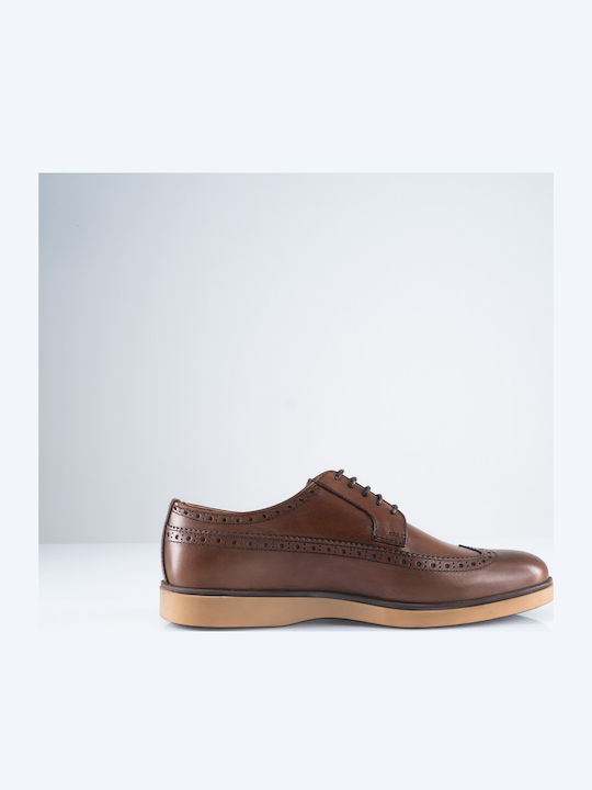 Men's Leather Oxfords Tabac Brown