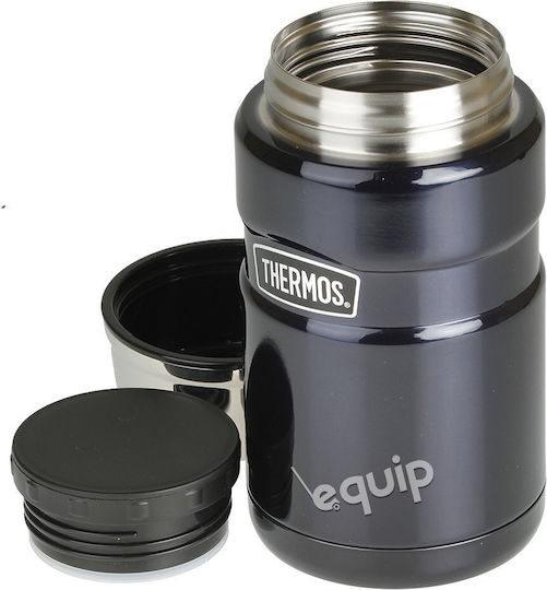 Thermos King Food Jar Lunchbox Isolierte Lunchbox Inox Gray 700ml 1Stück