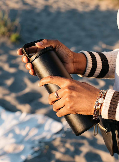 Wide Mouth Thermos Bottle 590 Ml Black