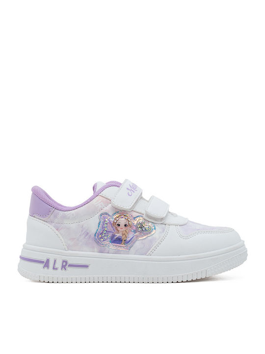 Παιδικά Sneakers με Σκρατς Λευκά