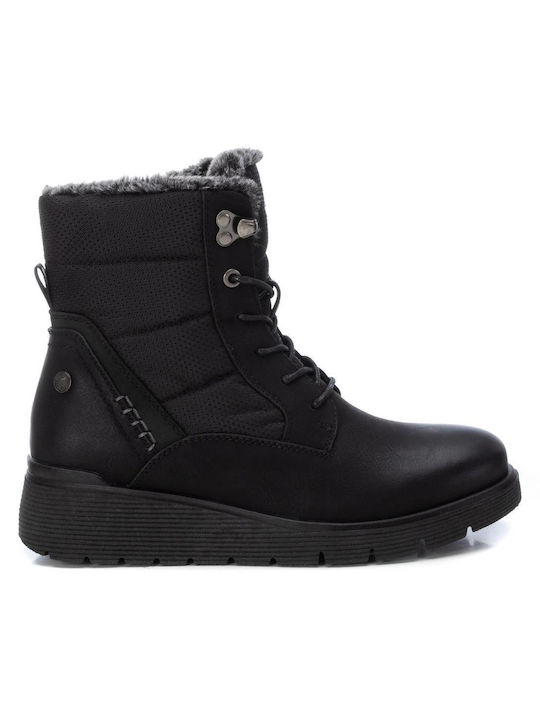 Refresh Damen Knöchelstiefel Schwarz