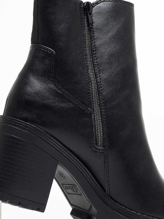 Women's Ankle Boots with Medium Heel Black