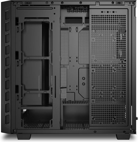Sharkoon Rebel C80M RGB Gaming Midi Tower Κουτί Υπολογιστή Μαύρο