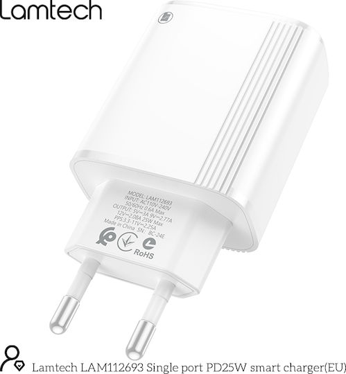 Lamtech Apple Find My Λευκό