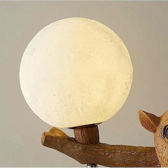 Decorative Lamp with Socket for Bulb G9 White