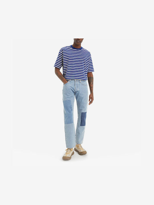 501 Men's Jeans Pants Elastic Blue