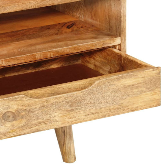TV-Möbel aus Massivholz Coffee L140xB30xH41cm