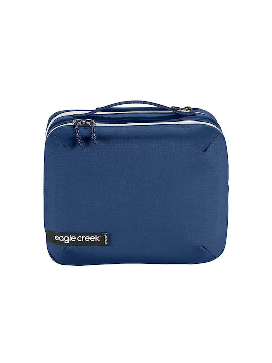 Eagle Creek Pack It Reveal Trifold Toiletry Kit Aizume Blue Travel Cosmetic Bag