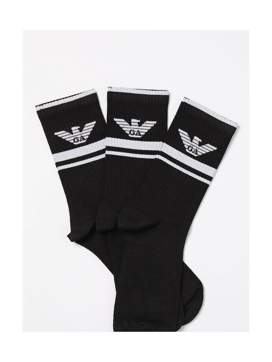 Emporio Armani Men's Socks Black 3Pack