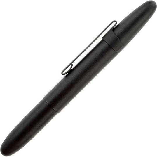 Fisher Space Pen Matte Black Bullet Pen Clip 400bcl In Gift Box