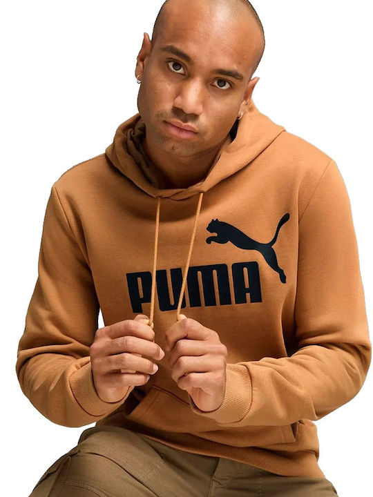 Big Logo Sweatshirt mit Kapuze Caramel Latte