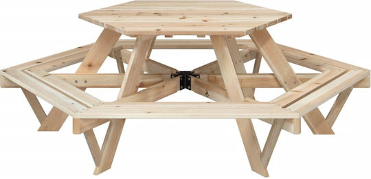 vidaXL Масичка 162x53см. за 3+ години Години Кафяв