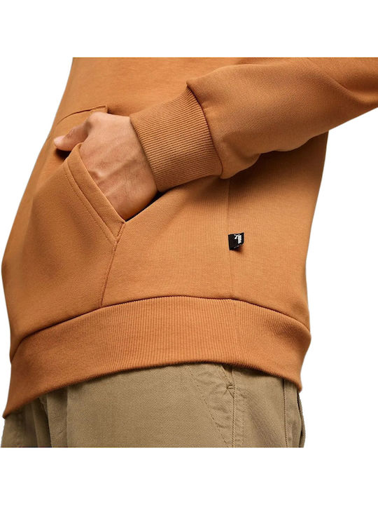 Big Logo Sweatshirt mit Kapuze Caramel Latte