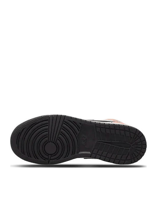 Air  1 Adidași Copii Inalți Portocalii