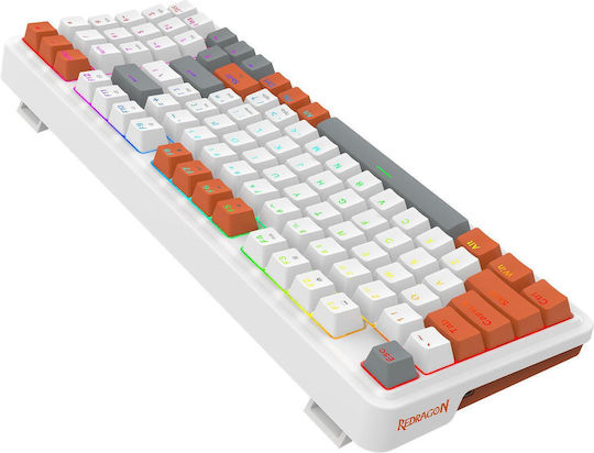 Redragon K664WOG-RGB Gaming Tastatură Mecanică cu iluminare RGB (Engleză US) Alb