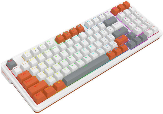 Redragon K664WOG-RGB Gaming Tastatură Mecanică cu iluminare RGB (Engleză US) Alb