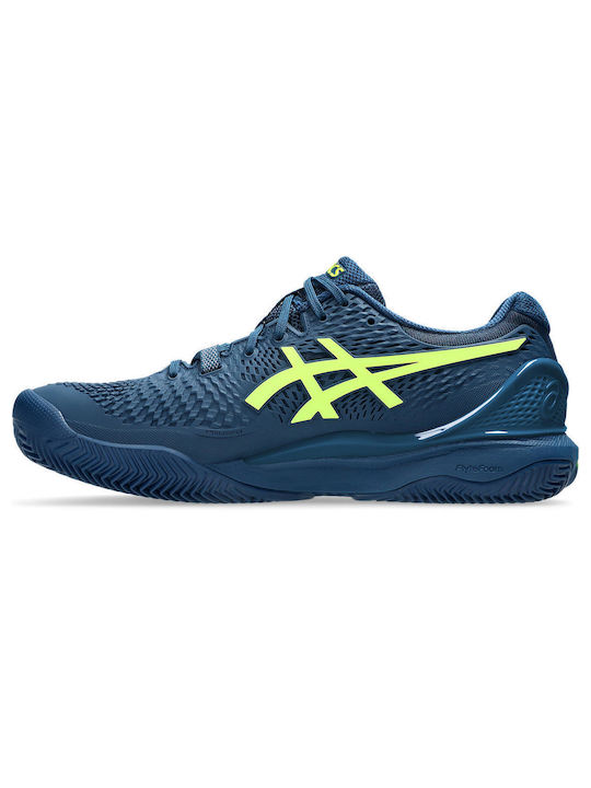 ASICS Gel-resolution 9 Ανδρικά Παπούτσια Τένις για Χωμάτινα Γήπεδα Μπλε